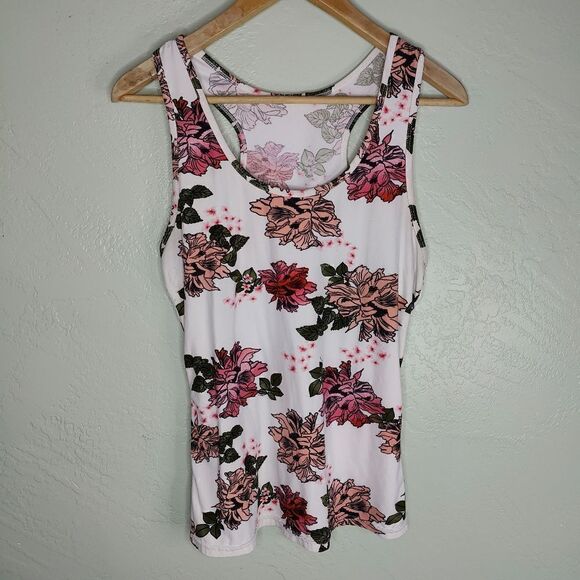 Y2K Floral Stretch Tank Top - Picture 2 of 5